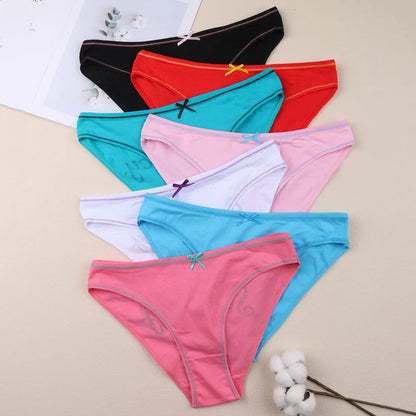 Women Cotton Panties - 7 Days Breathable Briefs | Comfortable Mid-Rise Underwear Set - ZOOMNSTORE