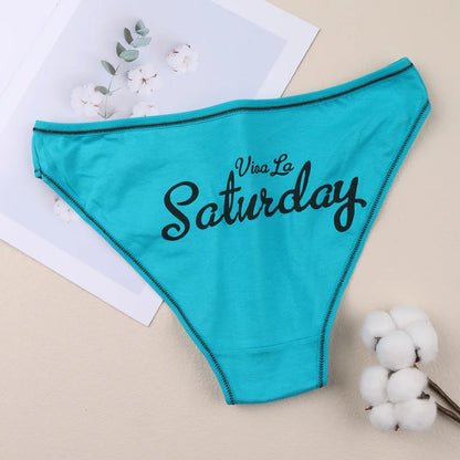 Women Cotton Panties - 7 Days Breathable Briefs | Comfortable Mid-Rise Underwear Set - ZOOMNSTORE