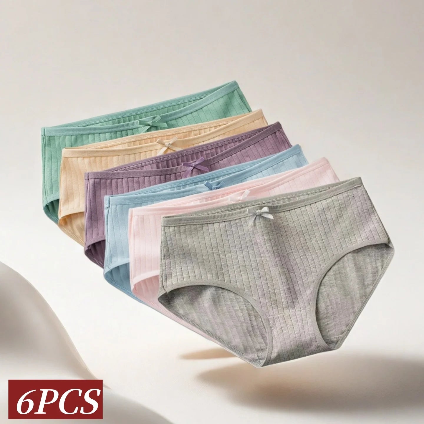 Women Cotton Panties - Soft Stretch Lingerie Set | Breathable Low-Rise Briefs - ZOOMNSTORE