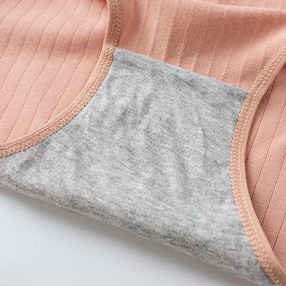 Women Cotton Panties - Soft Stretch Lingerie Set | Breathable Low-Rise Briefs - ZOOMNSTORE