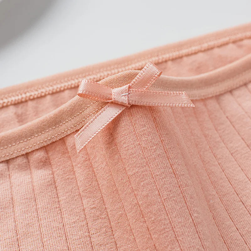 Women Cotton Panties - Soft Stretch Lingerie Set | Breathable Low-Rise Briefs - ZOOMNSTORE