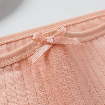 Women Cotton Panties - Soft Stretch Lingerie Set | Breathable Low-Rise Briefs - ZOOMNSTORE