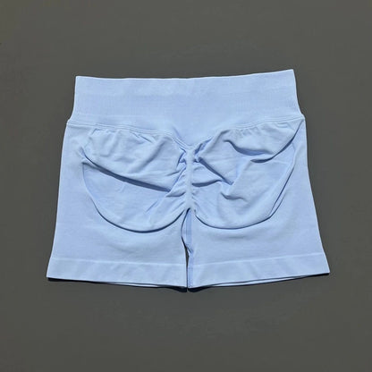 Lightweight Seamless Crop Top - Womens Short Sleeve Yoga  Gym Shirt - ZOOMNSTORE