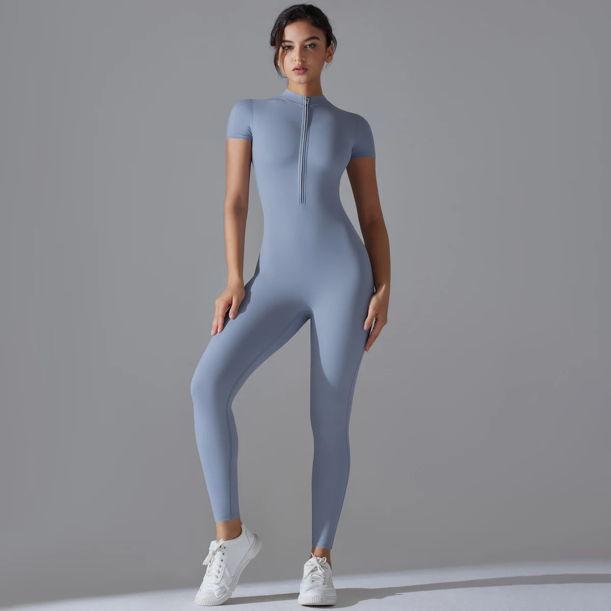 Womens Fitness Bodysuit - Breathable Quick-Dry Yoga Gym Wear - ZOOMNSTORE
