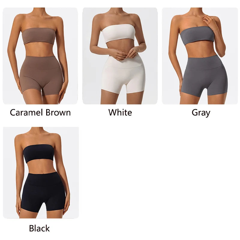 Women Fitness Sports Set | Yoga Workout Outfit – Moisture Wicking Fabric, Quick Dry Activewear - ZOOMNSTORE