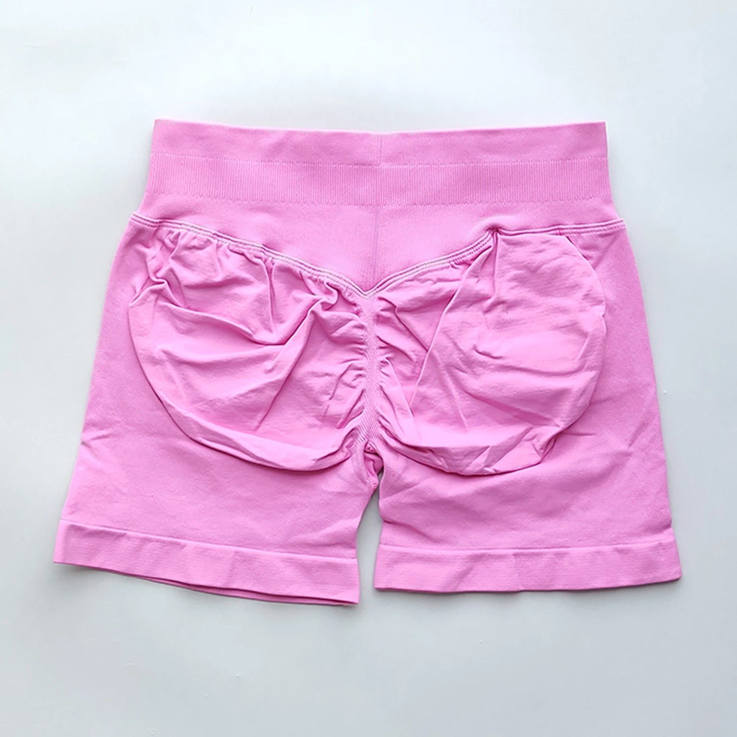 Women Gym Shorts - High Waisted Seamless Workout Shorts With Scrunch Butt Design - ZOOMNSTORE