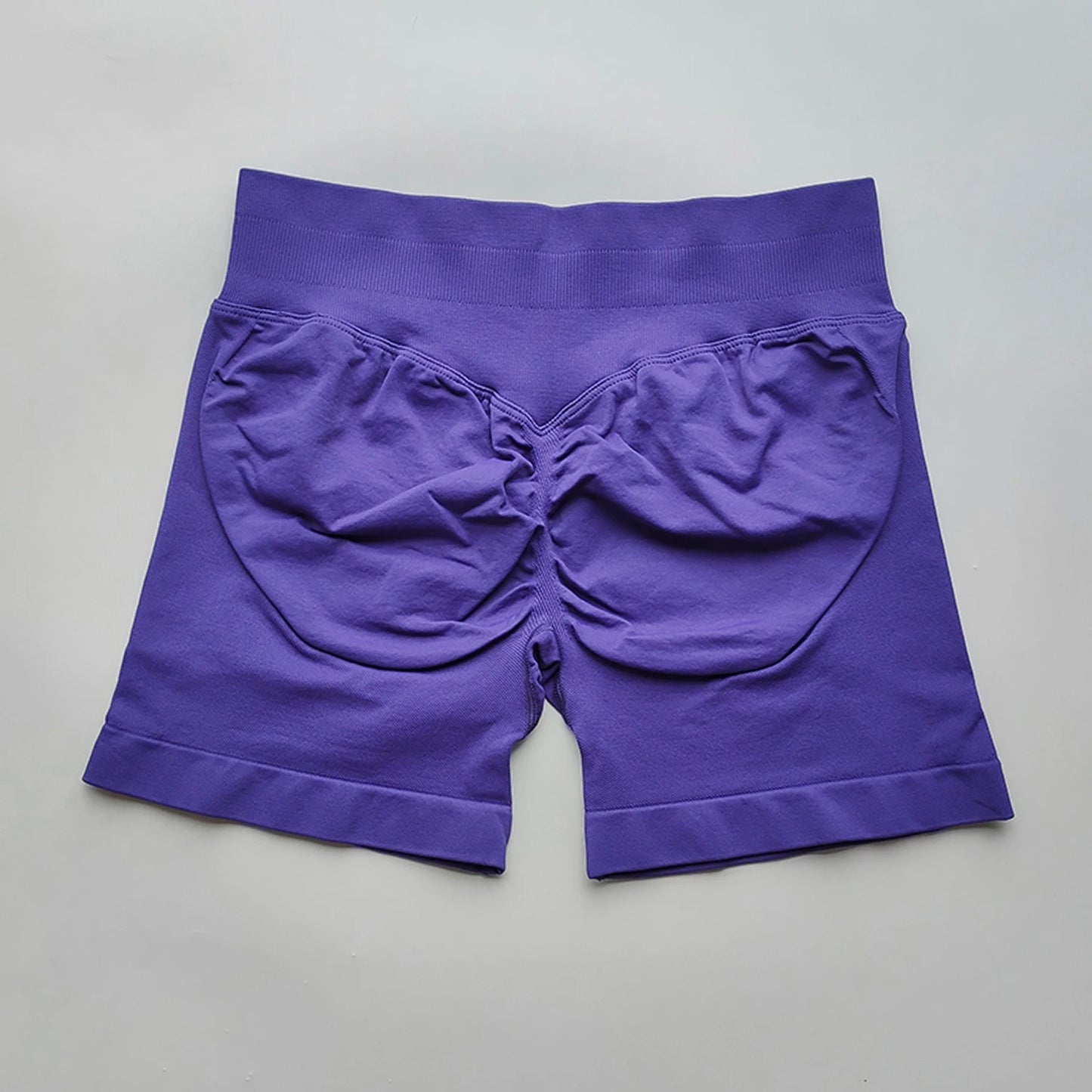 Women Gym Shorts - High Waisted Seamless Workout Shorts With Scrunch Butt Design - ZOOMNSTORE