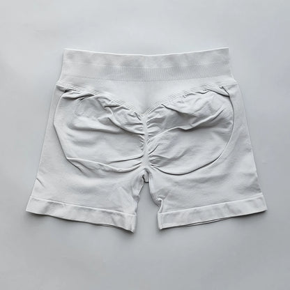 Women Gym Shorts - High Waisted Seamless Workout Shorts With Scrunch Butt Design - ZOOMNSTORE