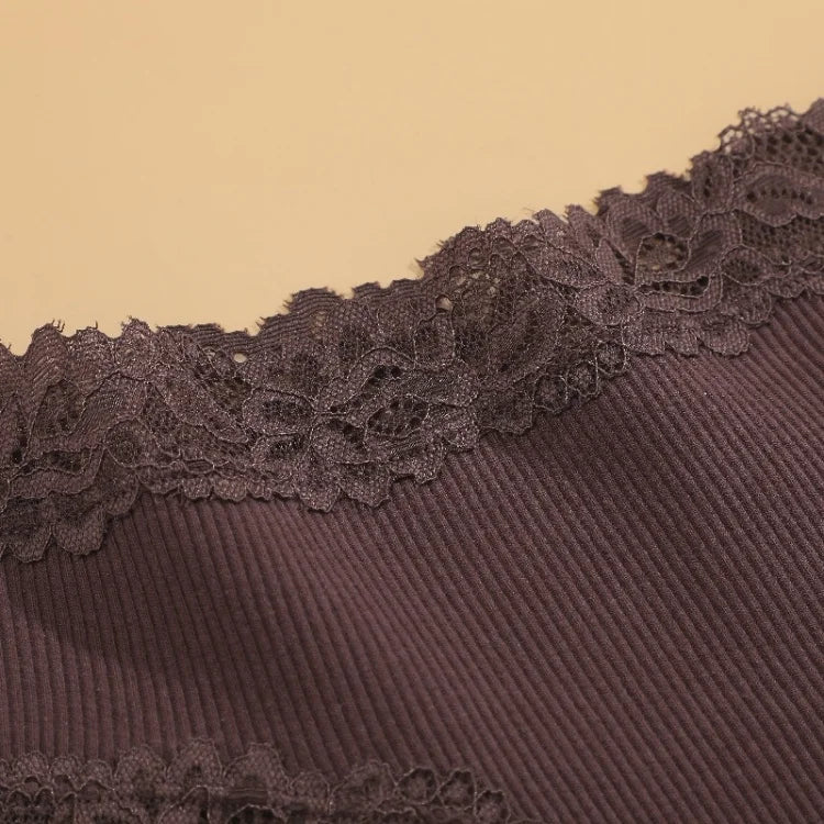 Women Lace Panties - Seamless Cotton Bikini Low-Rise T-Back Lingerie Set - ZOOMNSTORE