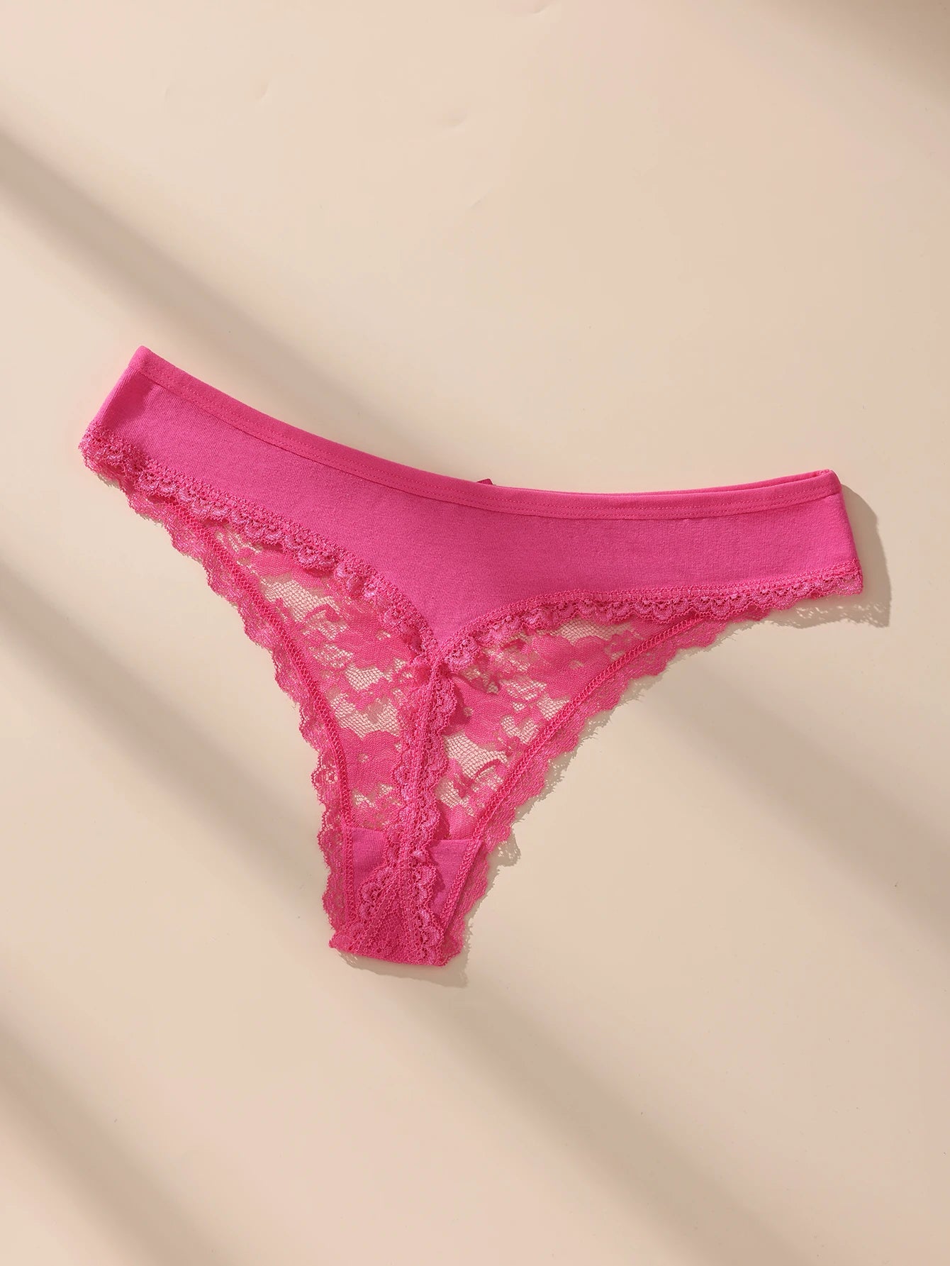 Women Lace Underwear – Low Waist Lace Bow Panties | Seamless, Soft & Breathable 3-Pack - ZOOMNSTORE