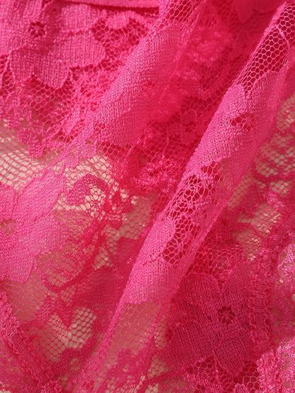 Women Lace Underwear – Low Waist Lace Bow Panties | Seamless, Soft & Breathable 3-Pack - ZOOMNSTORE