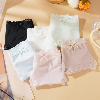 3PCS Womens Lace Low Waist Briefs - Sexy Quick Drying Seamless Underwear - ZOOMNSTORE