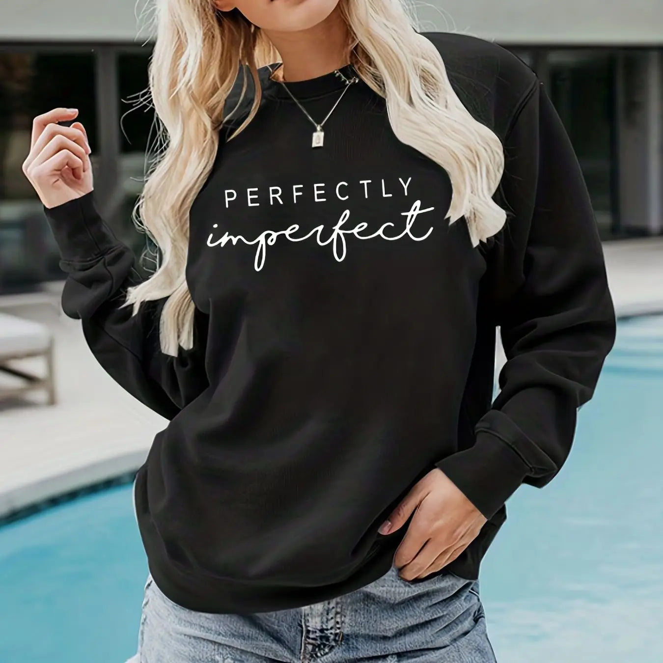 Oversized Womens Hooded Sweatshirt - Thick Warm Autumn Winter Pullover - ZOOMNSTORE