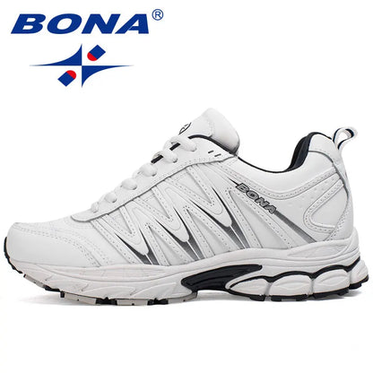 BONA Womens Running Shoes - Comfortable Lace-Up Athletic Sneakers for Jogging and Walking - ZOOMNSTORE