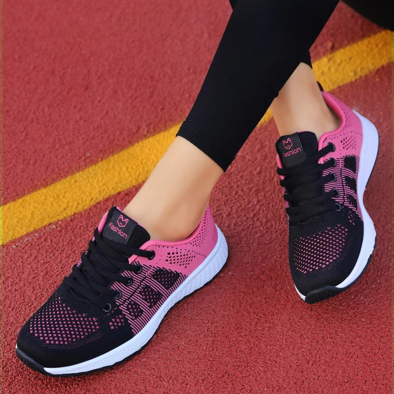 Womens Fashion Platform Sneakers - Spring Winter Running Shoes - ZOOMNSTORE