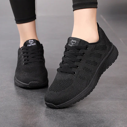 Womens Fashion Platform Sneakers - Spring Winter Running Shoes - ZOOMNSTORE