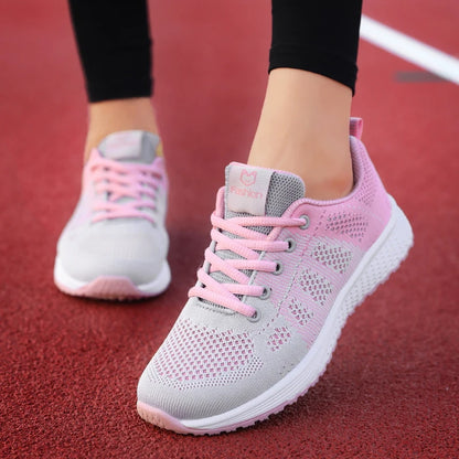 Womens Fashion Platform Sneakers - Spring Winter Running Shoes - ZOOMNSTORE
