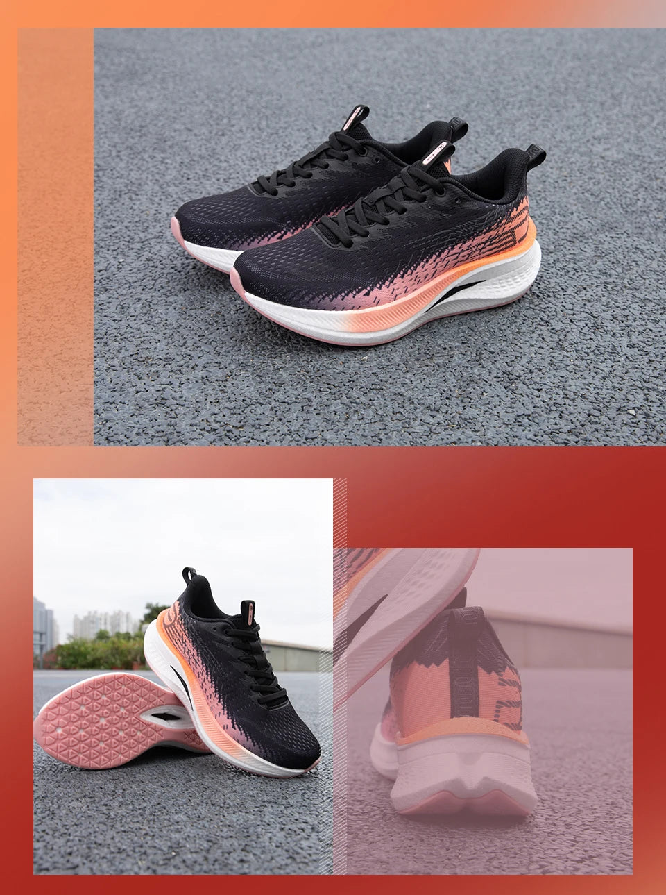 Women Running Shoes – Outdoor Non Slip Sports Sneakers with Carbon Plate Cushioning - ZOOMNSTORE