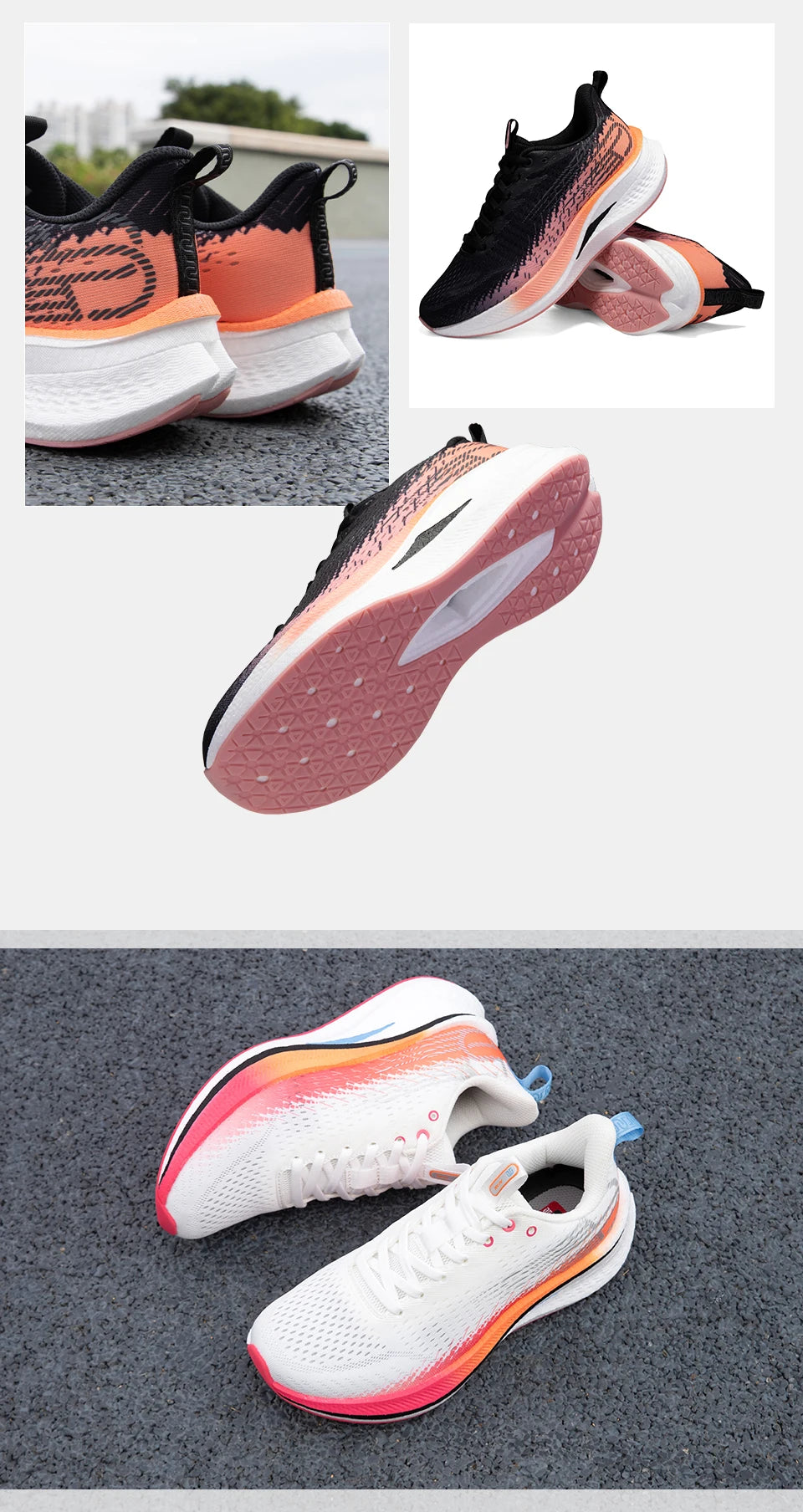 Women Running Shoes – Outdoor Non Slip Sports Sneakers with Carbon Plate Cushioning - ZOOMNSTORE