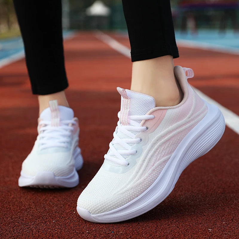 Womens Casual Running Sneakers - Breathable Anti-Slip Athletic Shoes 2023 - ZOOMNSTORE