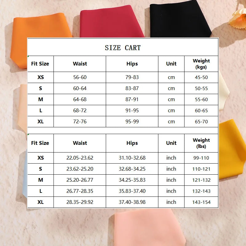 Women Seamless Panties - Ultra Thin V Waist Thongs | Soft Ice Silk Underpants - ZOOMNSTORE