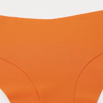 Women Seamless Panties - Ultra Thin V Waist Thongs | Soft Ice Silk Underpants - ZOOMNSTORE