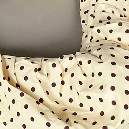 Polka Dot Hobo Bag - Large Capacity Fashion Shoulder  Vintage Tote for Travel - ZOOMNSTORE