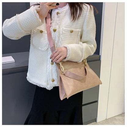 Women Shoulder Bag – Large Capacity Soft PU Leather Crossbody Handbag for Everyday Use - ZOOMNSTORE