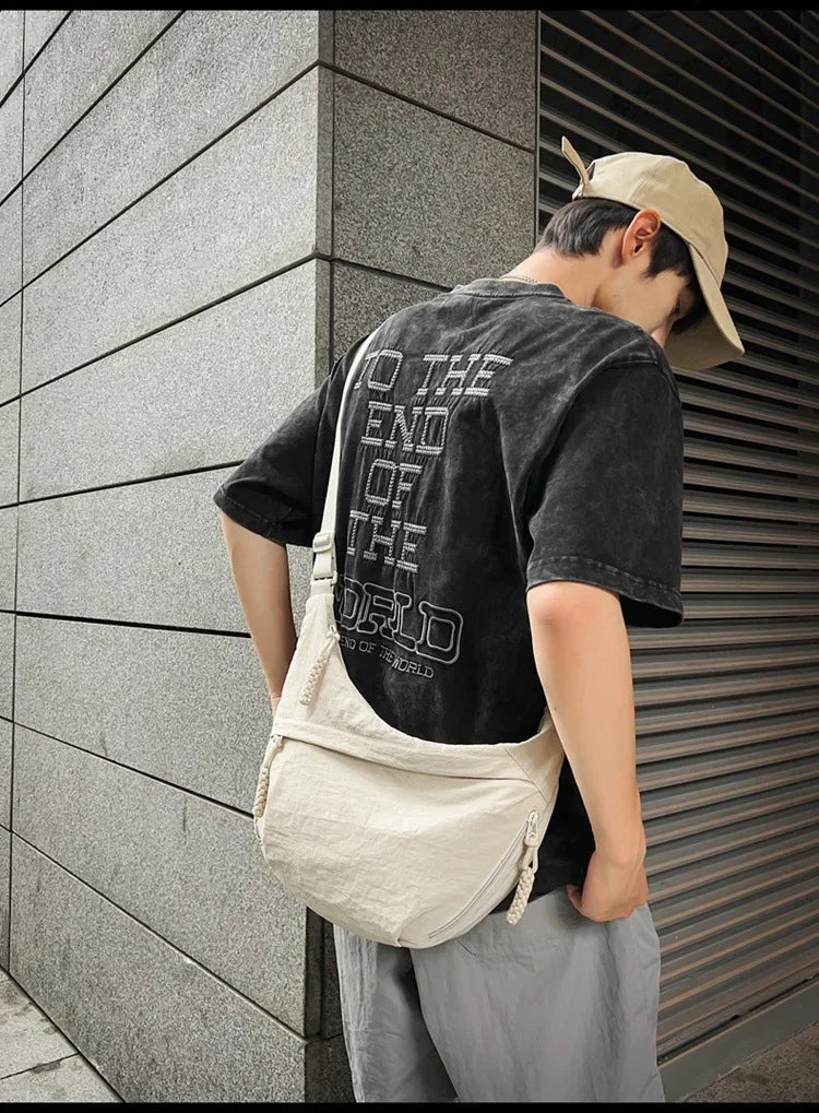 Women Shoulder Bag – Soft Cloth Crossbody Handbag With Zipper Closure, Versatile Everyday Use - ZOOMNSTORE