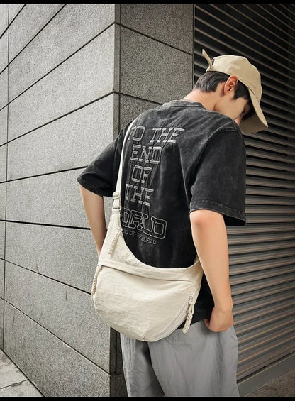 Women Shoulder Bag – Soft Cloth Crossbody Handbag With Zipper Closure, Versatile Everyday Use - ZOOMNSTORE