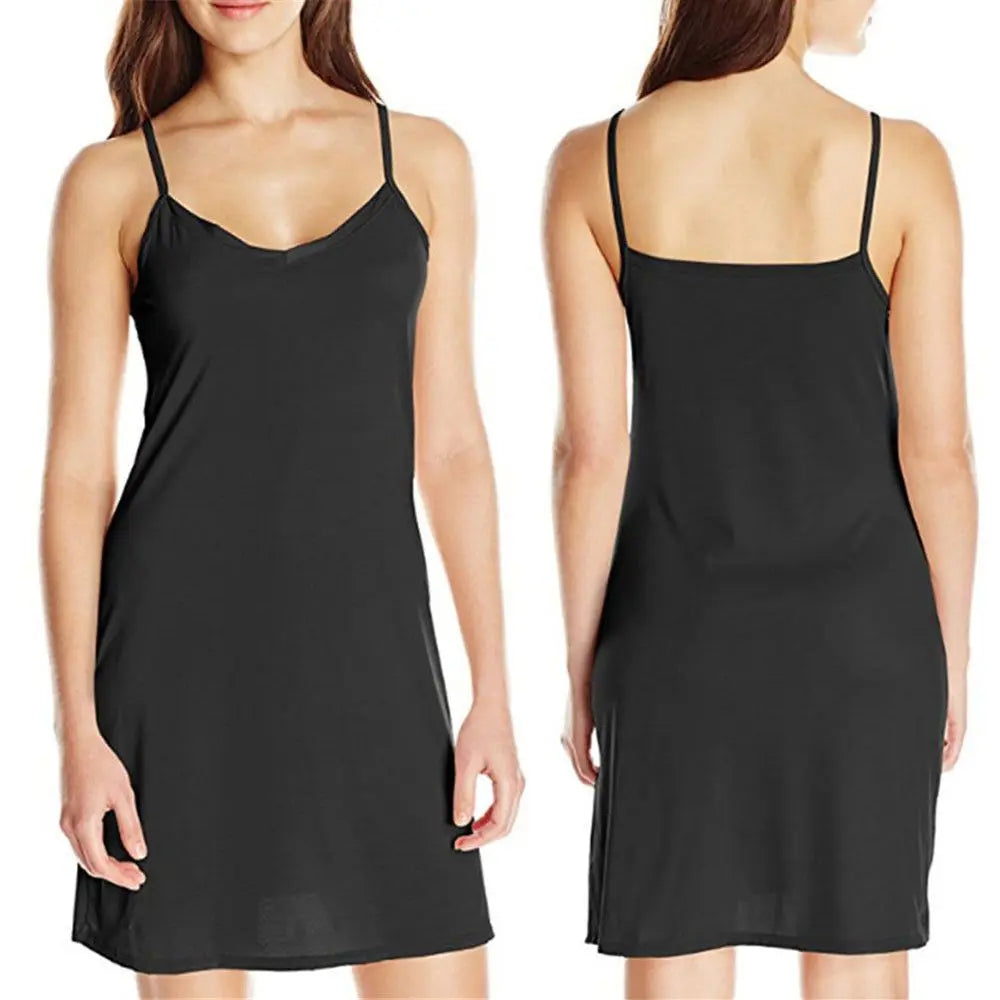 Womens Backless Sling Dress - Casual Summer Camisole Slip Dress - ZOOMNSTORE
