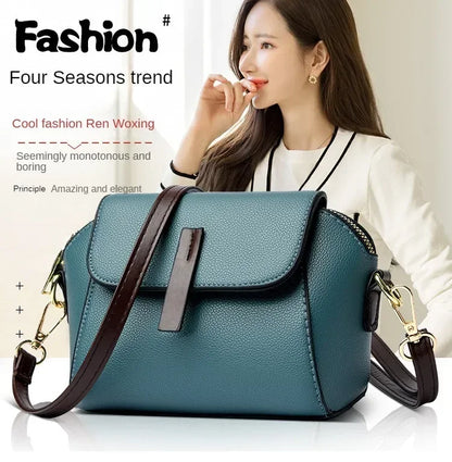 Women Small Handbag – Designer PU Leather Shoulder Crossbody Bag | Fashion Shell Purse - ZOOMNSTORE