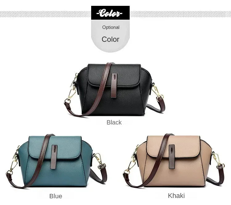 Women Small Handbag – Designer PU Leather Shoulder Crossbody Bag | Fashion Shell Purse - ZOOMNSTORE