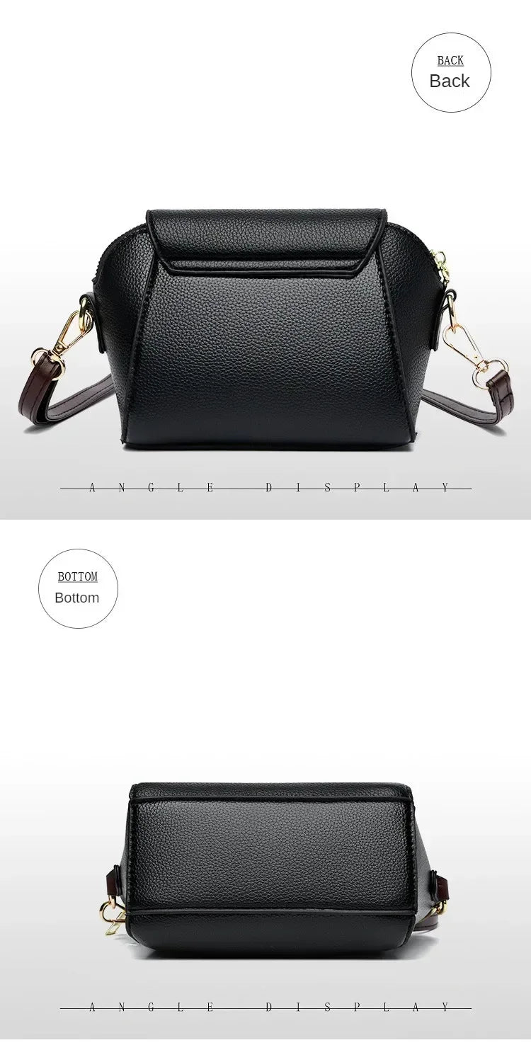 Women Small Handbag – Designer PU Leather Shoulder Crossbody Bag | Fashion Shell Purse - ZOOMNSTORE