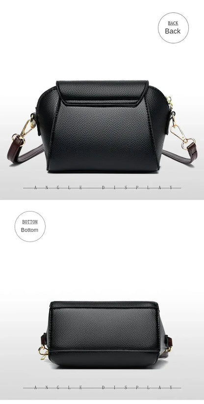 Women Small Handbag – Designer PU Leather Shoulder Crossbody Bag | Fashion Shell Purse - ZOOMNSTORE