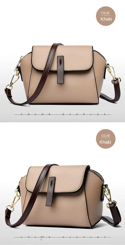 Women Small Handbag – Designer PU Leather Shoulder Crossbody Bag | Fashion Shell Purse - ZOOMNSTORE