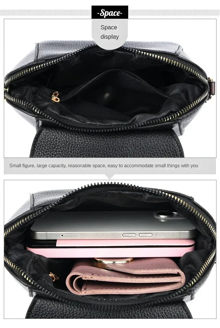 Women Small Handbag – Designer PU Leather Shoulder Crossbody Bag | Fashion Shell Purse - ZOOMNSTORE