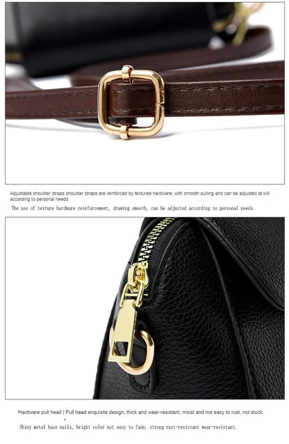 Women Small Handbag – Designer PU Leather Shoulder Crossbody Bag | Fashion Shell Purse - ZOOMNSTORE
