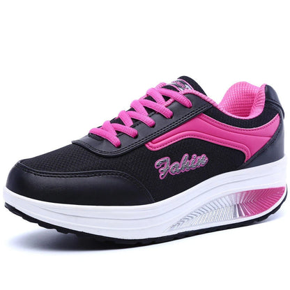 Women Sneakers Shoes - Breathable Mesh Walking Shoes With Shock Absorbing Soles - ZOOMNSTORE