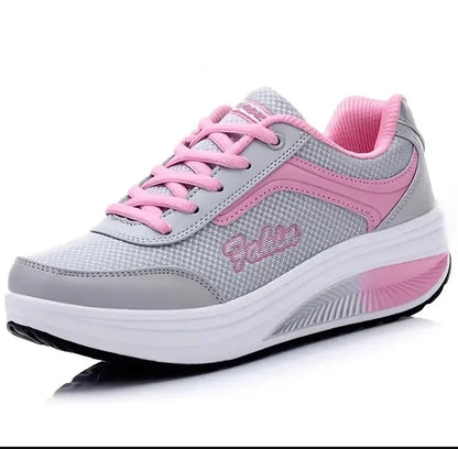 Women Sneakers Shoes - Breathable Mesh Walking Shoes With Shock Absorbing Soles - ZOOMNSTORE