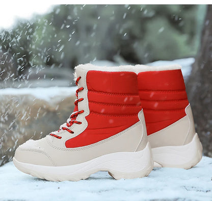 Snow Boots Women New Ladies Shoes Platform Shoes Woman Flat Keep Warm Boots Ladies Casual Plush Botas Mujer Winter Shoes Women - ZOOMNSTORE