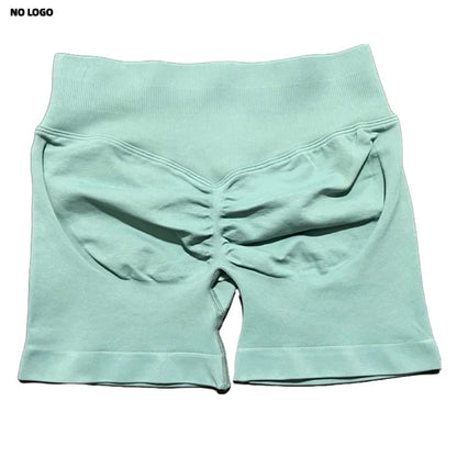 Women Sports Shorts - Low Waist Elastic Band Gym Biker Scrunch Fitness 4.5'' - ZOOMNSTORE