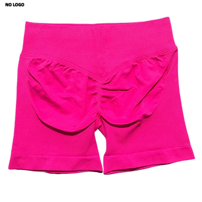 Women Sports Shorts - Low Waist Elastic Band Gym Biker Scrunch Fitness 4.5'' - ZOOMNSTORE