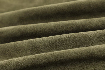 Vintage Womens Suede Bomber Jacket - Brown Green Casual Motorcycle Coat - ZOOMNSTORE