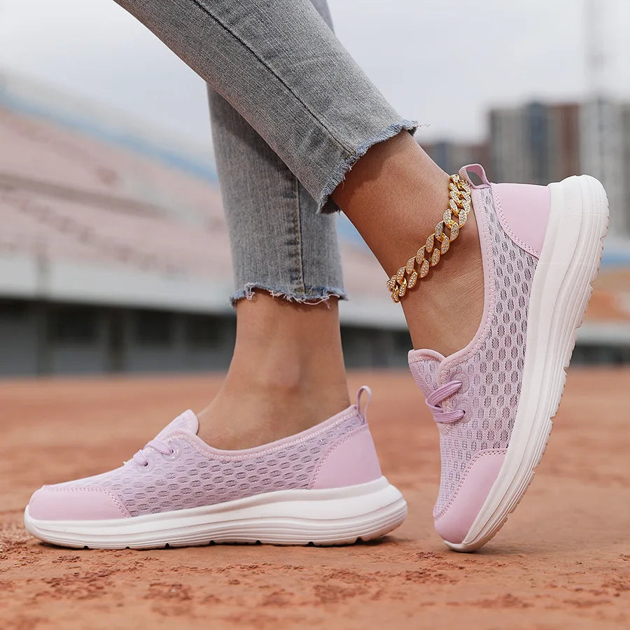 Breathable Womens Summer Sneakers - Lightweight Casual Running Shoes - ZOOMNSTORE