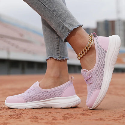 Breathable Womens Summer Sneakers - Lightweight Casual Running Shoes - ZOOMNSTORE