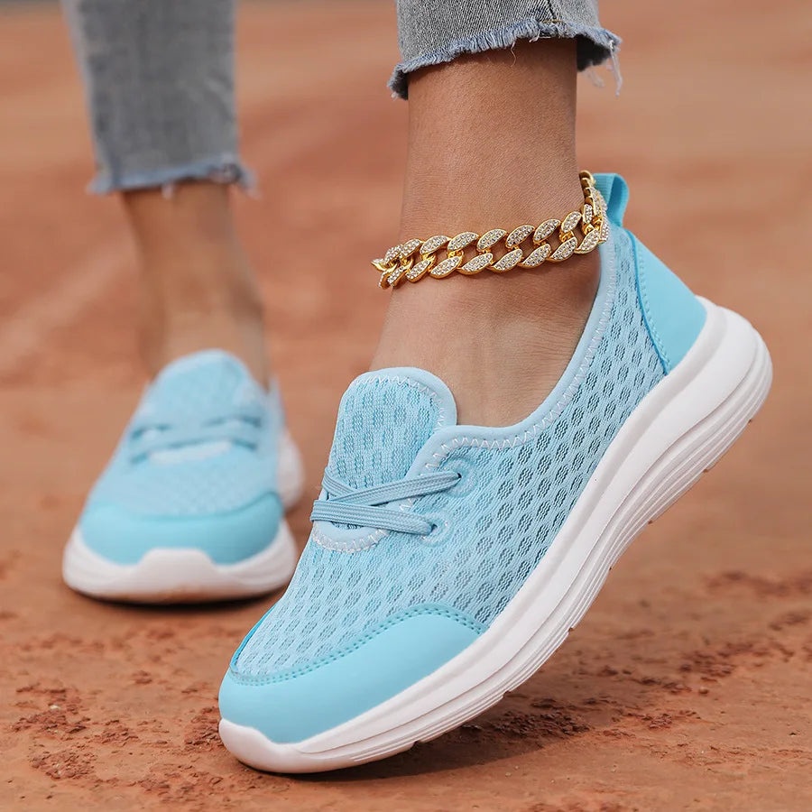 Breathable Womens Summer Sneakers - Lightweight Casual Running Shoes - ZOOMNSTORE