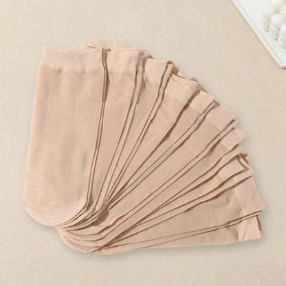 Lightweight Womens Solid Color Socks - Comfortable Mid Length Fashionable Summer Socks 1020 Pairs - ZOOMNSTORE