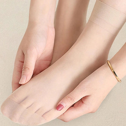 Lightweight Womens Solid Color Socks - Comfortable Mid Length Fashionable Summer Socks 1020 Pairs - ZOOMNSTORE