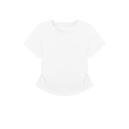 Women Summer Top - Slim Fit Short Sleeve Shirt | Breathable, Casual Round Neck Tee - ZOOMNSTORE